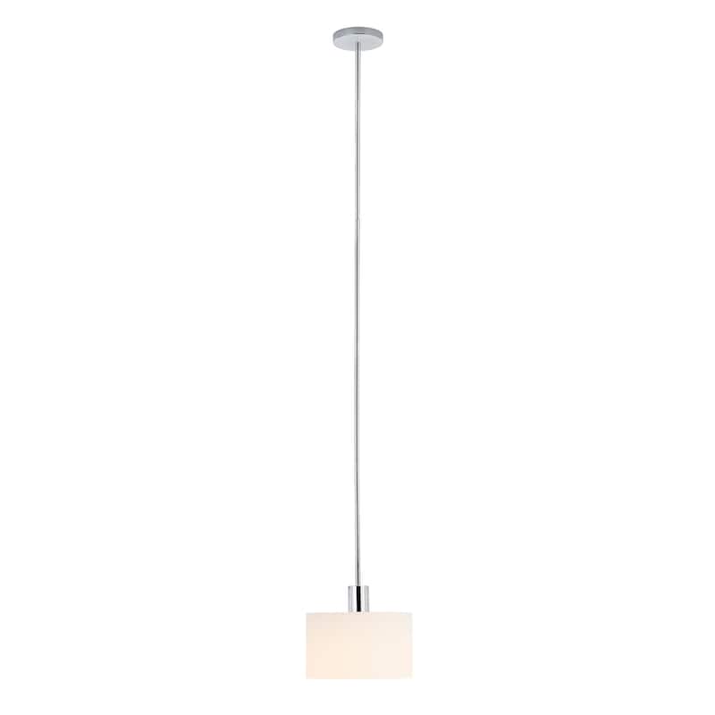 Henri Hand-Blown Metal/Glass Pendant