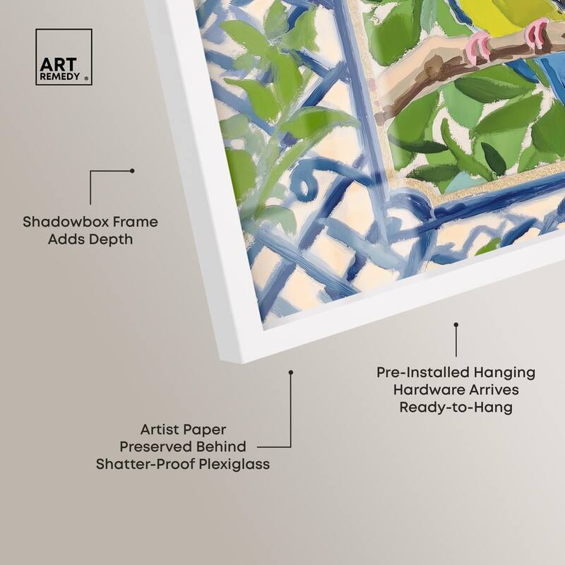 Garden Gate I Shadowbox by Art Remedy