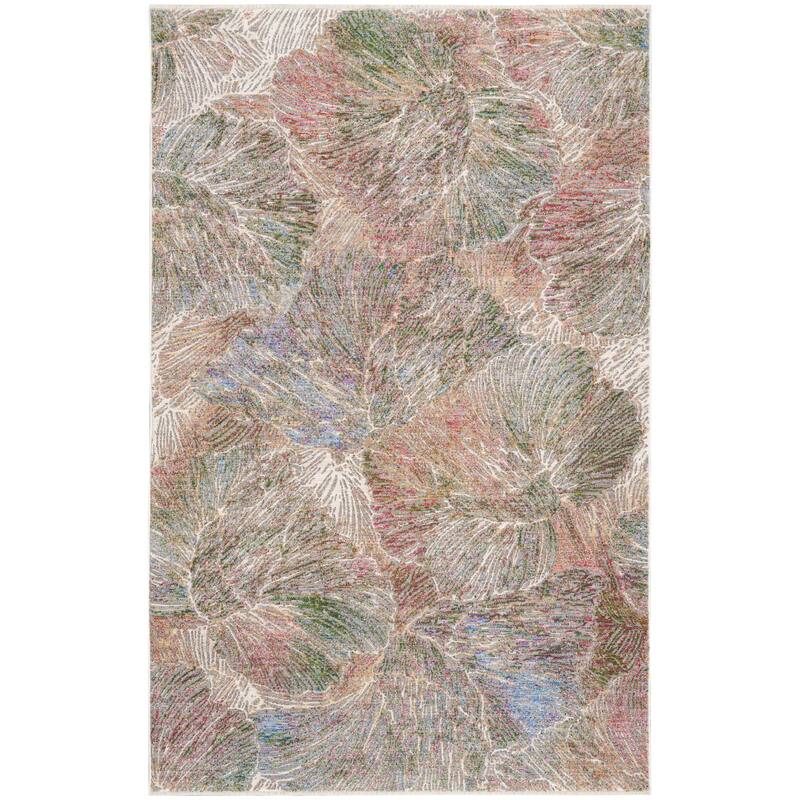 Nourison Quaint Harmony Indoor only Green Floral Area Rug