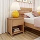 preview thumbnail 4 of 34, Max and Lily Farmhouse Nightstand with 1 Drawer Pecan