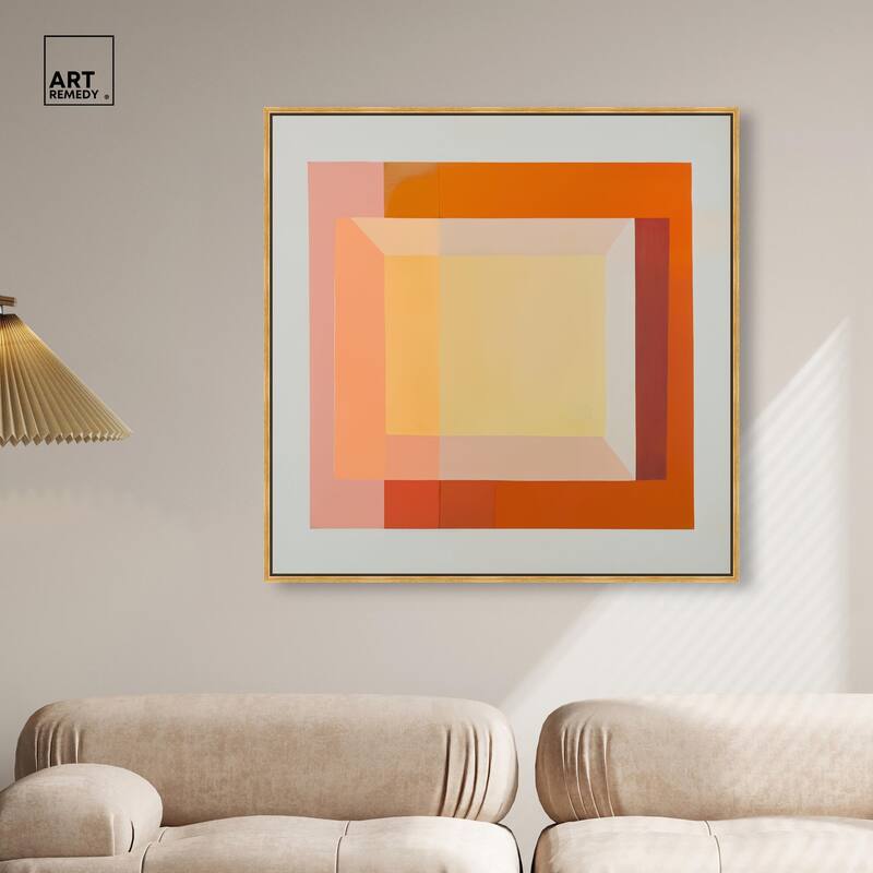 Minimal Color Blocks II Canvas by Art Remedy