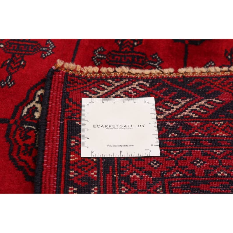 Teimani Red Rug 3'11" x 5'9" - 3'11 x 5'9