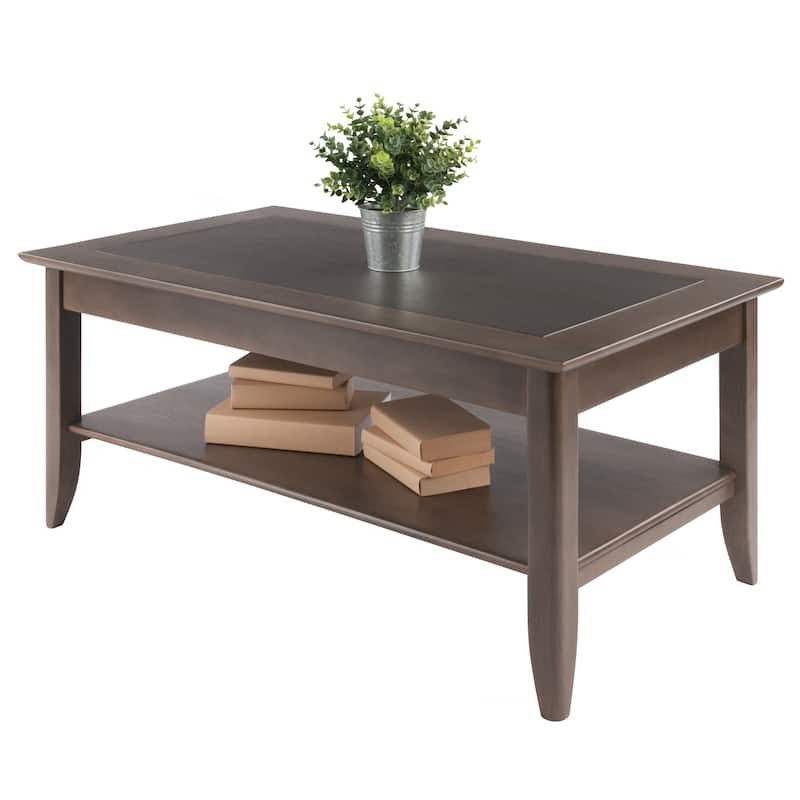 Santino Coffee Table, Oyster Gray - 40 x 22.64 x 18.03 inches