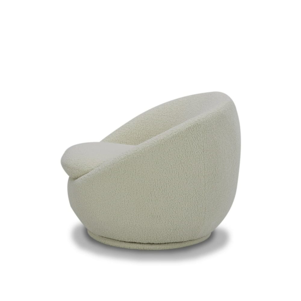 Mira Swivel Chair, Cream - Bed Bath & Beyond - 38101864