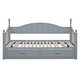 preview thumbnail 13 of 25, Wooden Twin Size Daybed with Twin Size Trundle, Extendable Daybed with Two Storage Drawers, Espresso