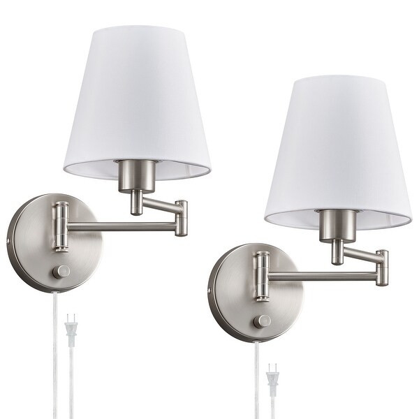 Wall mount sconce plug in clearance