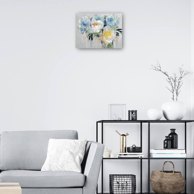 Floral Collage By Studio Arts Canvas Art Print