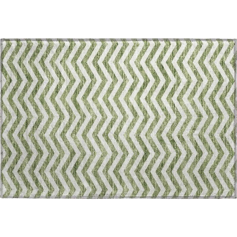 Premium Washable Super Soft Modern Chevron Mayfield Rug