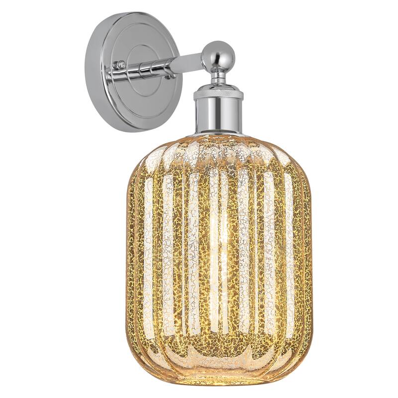 Innovations Lighting Endless Possibilities Edison - Preston - 1 Light 7" Jar Shade Sconce - Mercury/Polished Chrome