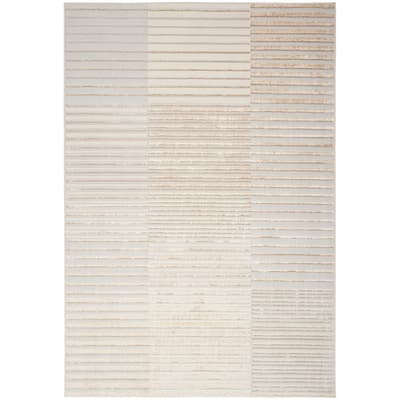 Nourison Brushstrokes Indoor only Striped Area Rug