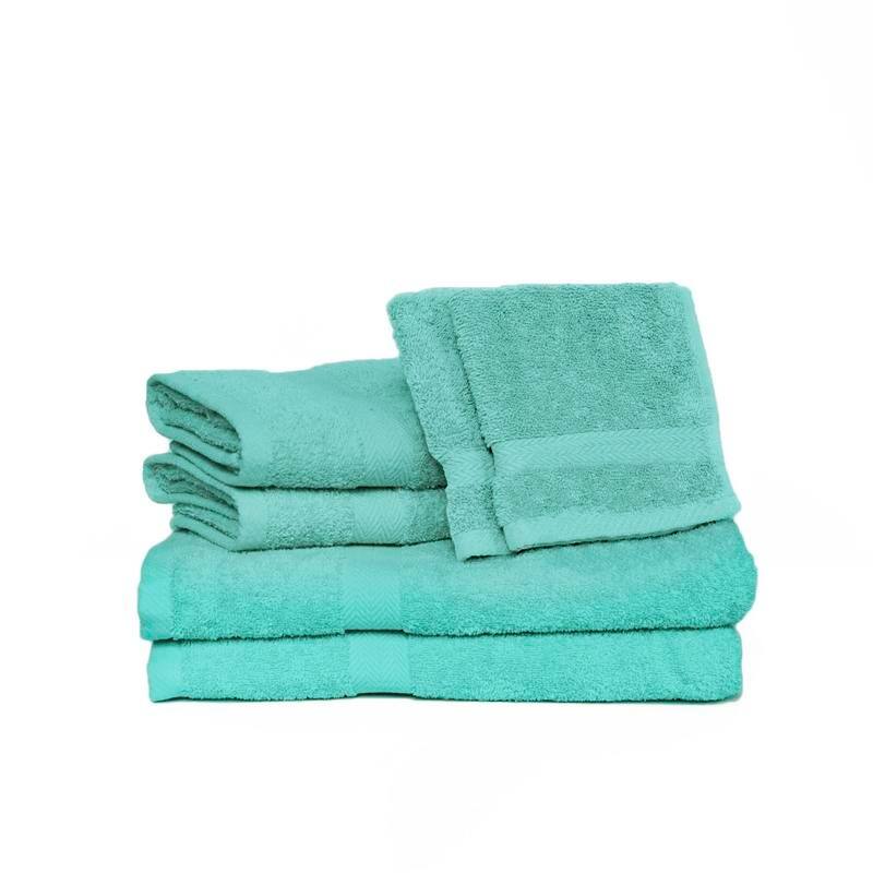 Deluxe 6-piece Cotton Terry Bath Towel Set