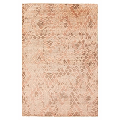 ECARPETGALLERY Hand-knotted Tangier Dark Copper Wool Rug - 5'2 x 7'8