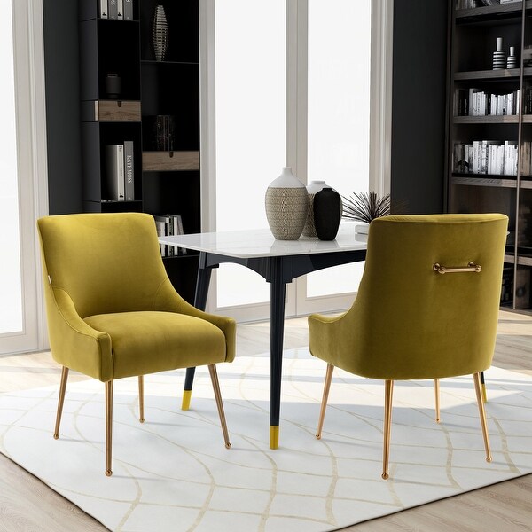 タイムセール 探し方 GZMR Upholstered 2 of (Set Chairs Side Chairs Dining Accent 鏡