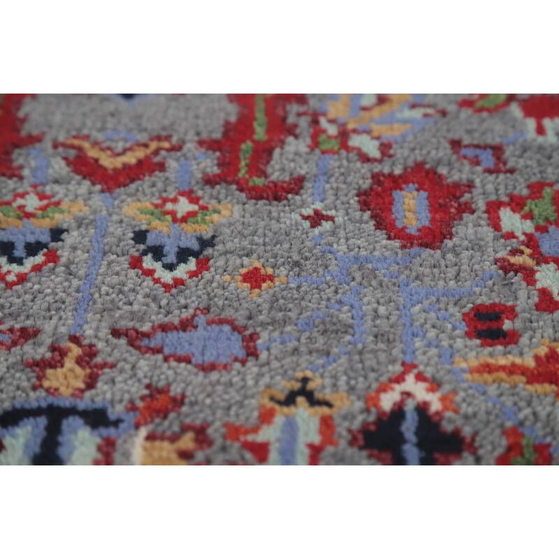 Gray Heriz Serapi Indian Rug Handmade Wool Carpet - 2'11" x 5'0"
