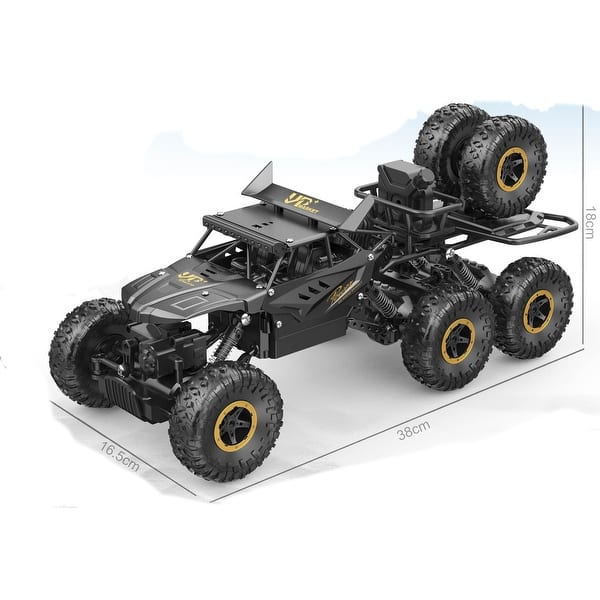 Black RC Cars Remote Control Car Off Road Monster Truck Rock Crawler Terrian Hobby Truck