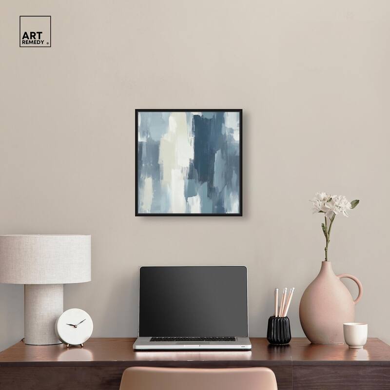 Blue Union Canvas by Art Remedy