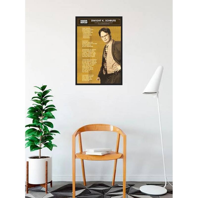 Enhance your surroundings with The Office Dwight Framed Poster - 24 x 36 Inch