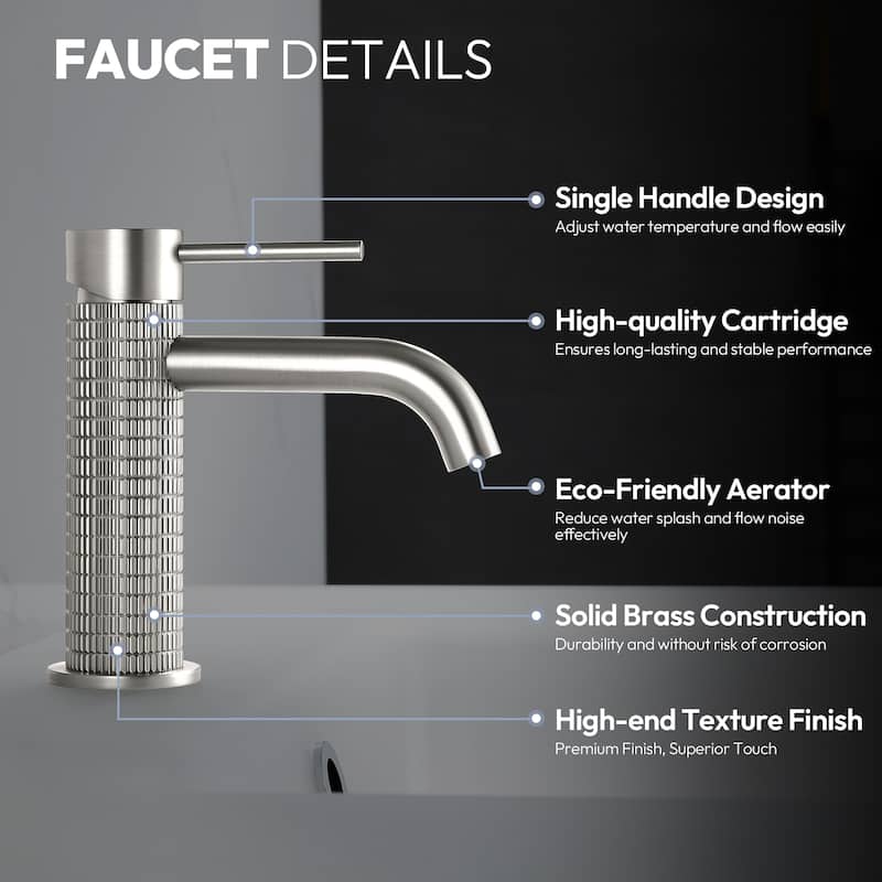 Mendavia Single-Handle Basin Bathroom Faucet