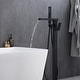 preview thumbnail 5 of 4, Vibrantbath Single Handle Floor Mounted Waterfall Freestanding Tub Filler