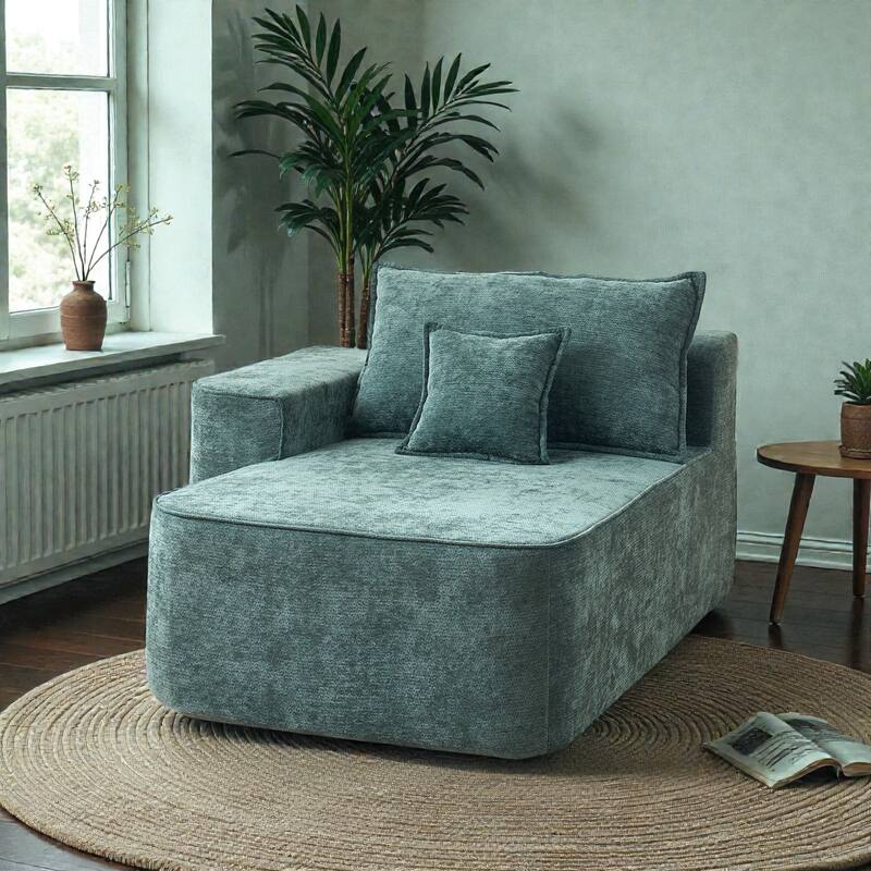 104 Inch L Shaped Sectional Sofa Cloud Couch with Chaise, Extra Deep Seat, No Assembly Modular Corner Sofa