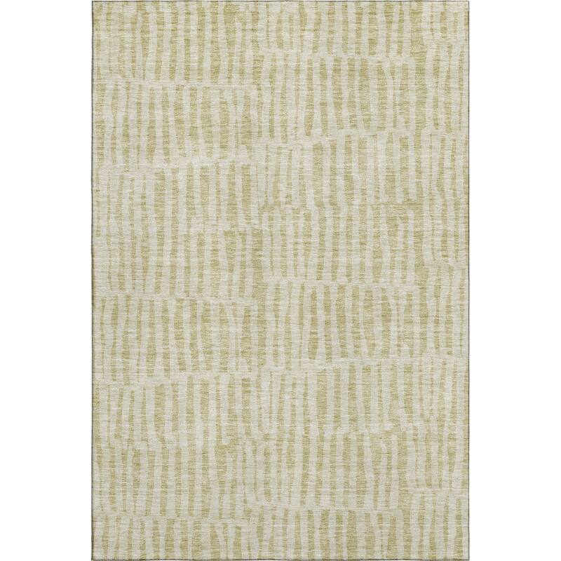 Premium Washable Super Soft Stripe Geo Mayfield Rug
