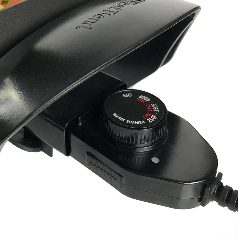 West Bend 12Inch Electric Skillet with Diamond Shield Scratch