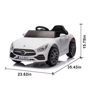 Kids Ride-On Licensed Mercedes-Benz CLS 350 with 2.4G Remote, USB, and Suspension System