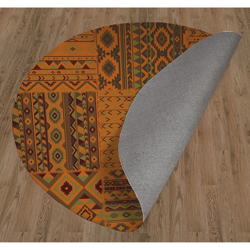 PATCHWORK TAHOE TERRACOTTA Area Rug by Kavka Designs - On Sale - Bed ...