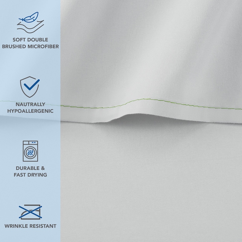 Host & Home Microfiber Flat Sheets (6 Pack)