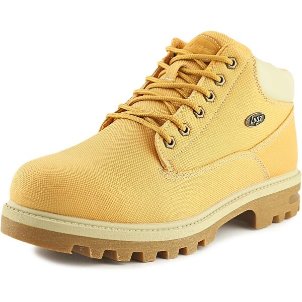 Lugz Empire Ballistic Men Round Toe Canvas Tan Boot