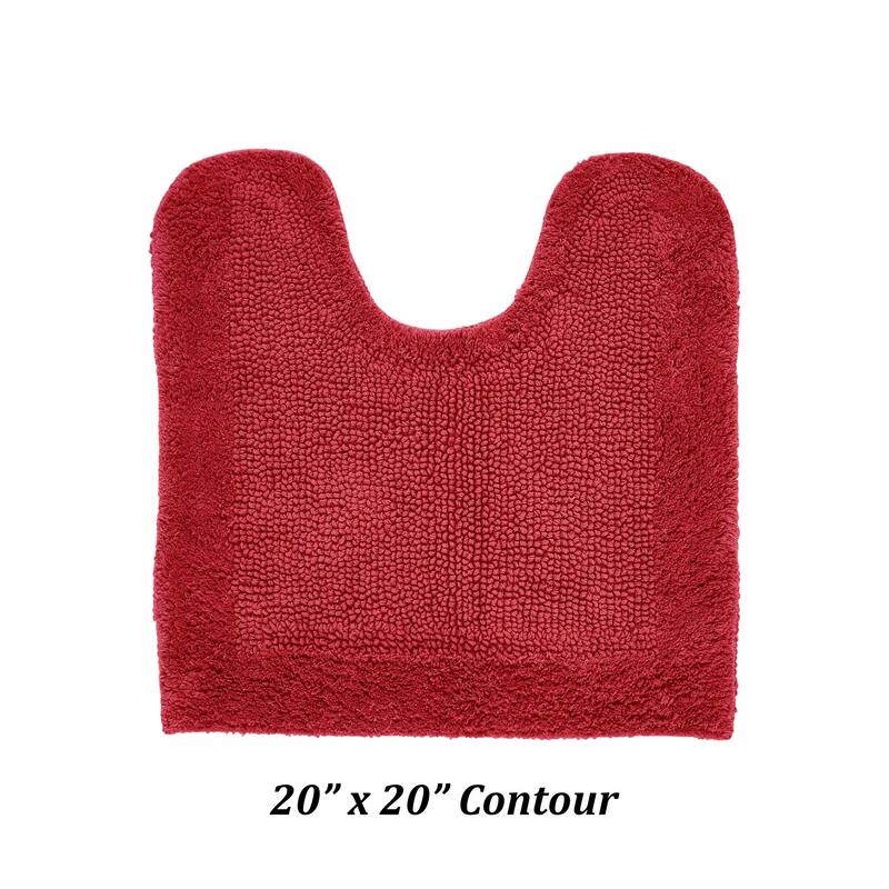 Better Trends Bath Rugs 100% Cotton Tufted Soft & Water Absorbent Bathroom Rug for Shower, Sink Bath Mats Edge Collection