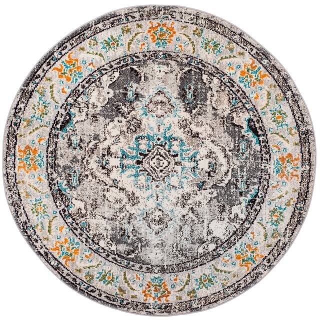 SAFAVIEH Monaco Lillie Boho Medallion Distressed Area Rug
