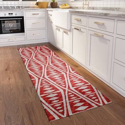 Indoor/ Outdoor Addison Yuma Southwest Tribal WashableArea Rug