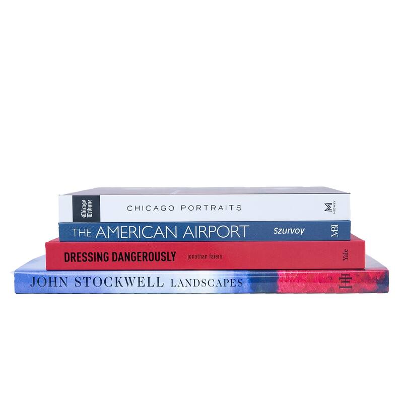 Books Red Decorative Accessories: Americana ColorStak