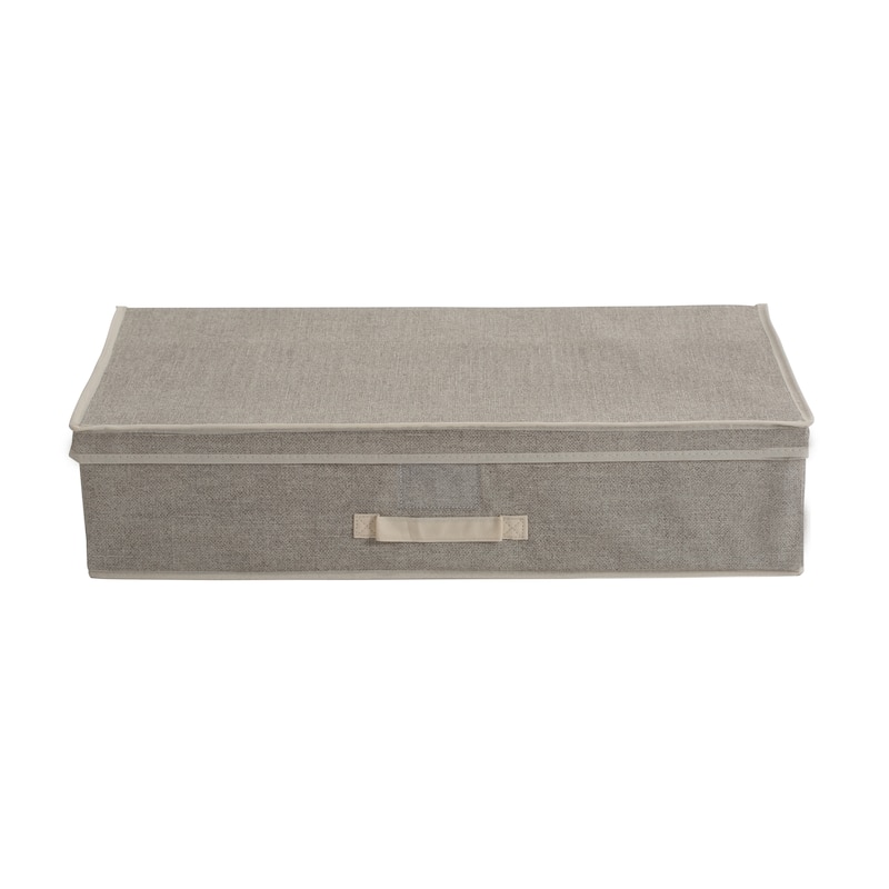 Simplify Under the Bed Storage Box in Faux Jute - L28x W16x H6