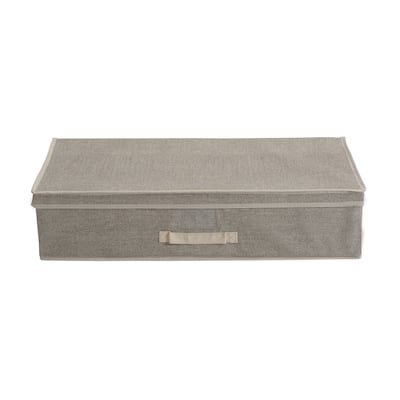 Simplify Under the Bed Storage Box in Faux Jute - L28x W16x H6