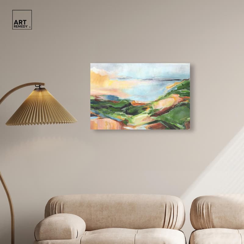 Abstract Landscape Canvas by Art Remedy, Gallery Wrapped