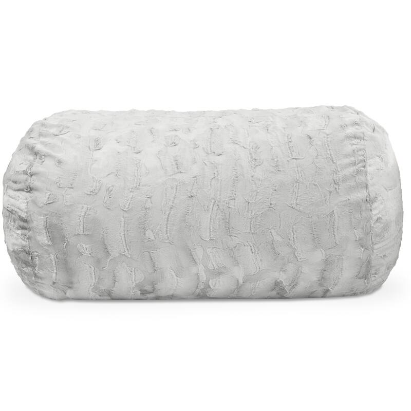 Jaxx 4 Foot Saxx Bean Bag Sofa for Kids, Teens and Young Adults - Faux Fur