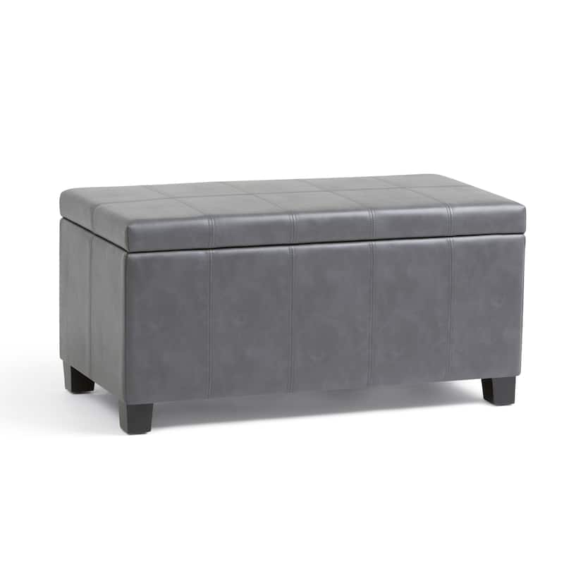 WYNDENHALL Lancaster 36 inch Wide Contemporary Rectangle Storage Ottoman