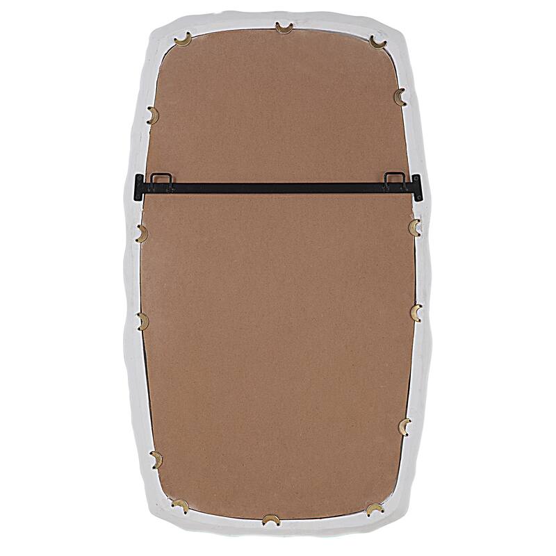 Uttermost Marbella White Mirror - 22"W x 37.8"H x 2.5"D