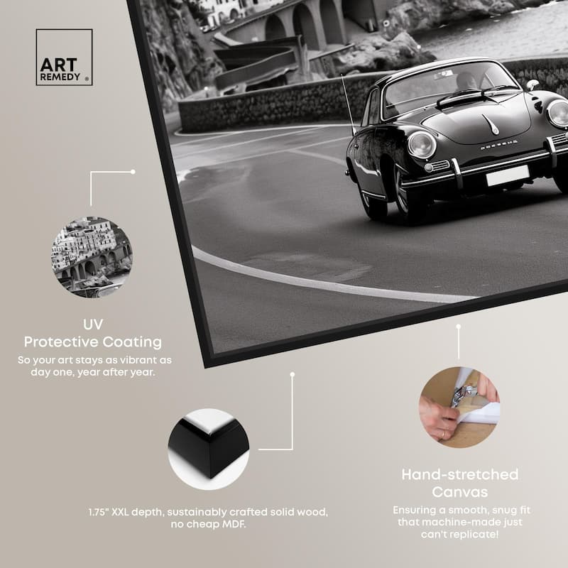 Drive through the Town Canvas by Art Remedy