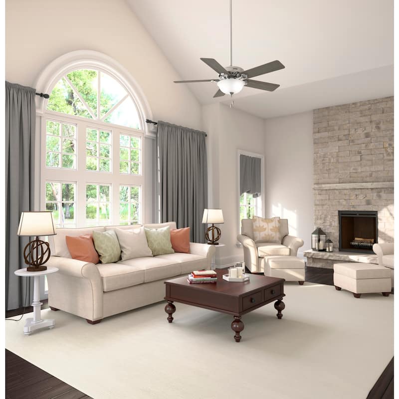 Hunter 52" Pro's Best Traditional Ceiling Fan with LED Light Kit and Pull Chain - DC Motor - ENERGY STAR!