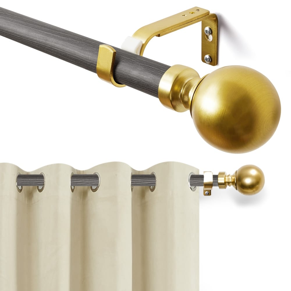 Deconovo 1 Inch Window Curtain Rod