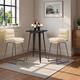 Option Black Table & Cream Chairs
