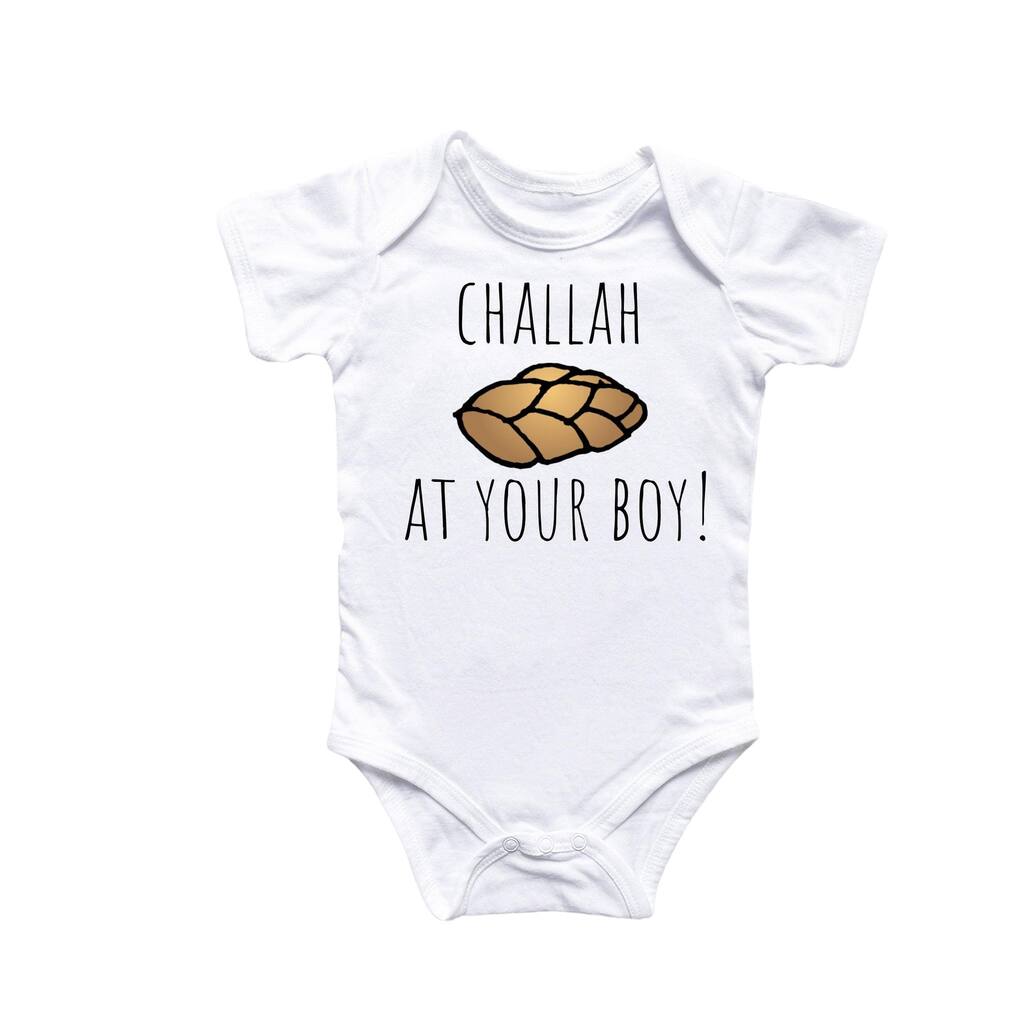 Jewish Challah - Baby Boy Girl Clothes Infant Bodysuit Funny Cute Newborn