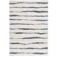 preview thumbnail 31 of 70, SAFAVIEH Venus Shag Moeidur 1.75-inch Thick Rug 4' x 6' - Ivory/Turquoise - Rectangle