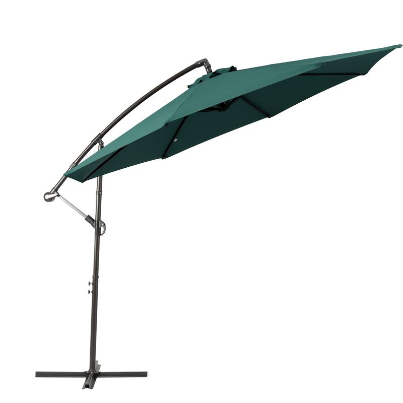 Weller 10-foot Offset Cantilever Hanging Patio Umbrella