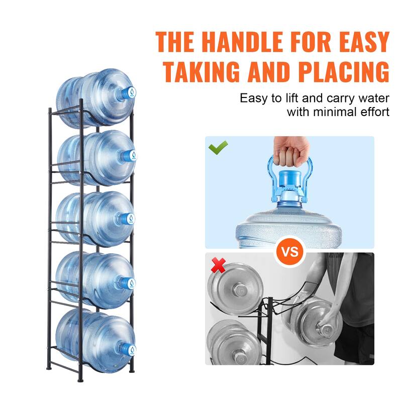 Water Jug Holder Heavy Duty Water Jug Rack for Kitchen, Office, Living Room