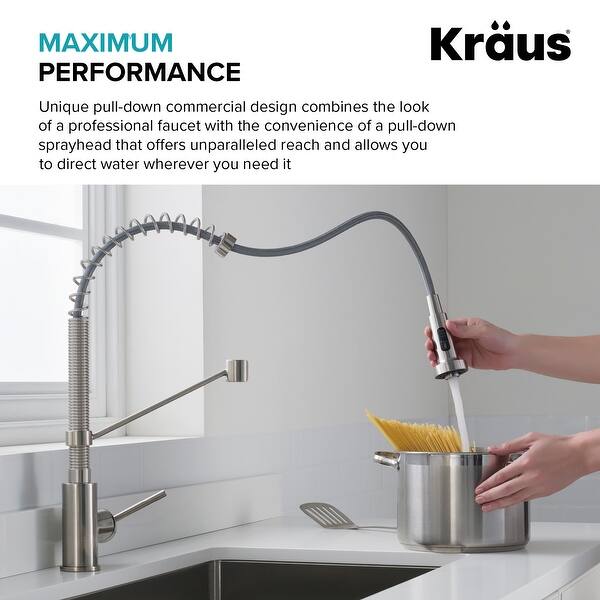Shop Kraus Kpf 1610 Bolden Commercial 2 Function Pulldown Kitchen
