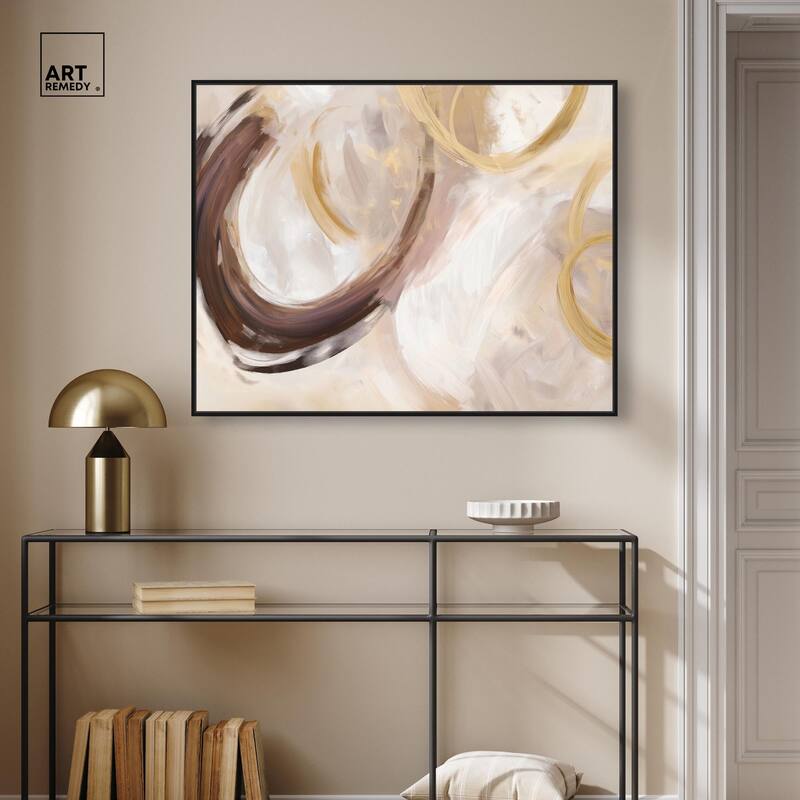 Dreamy Swirls I Canvas by Art Remedy